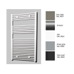 Sanicare recht designradiator 111.8x60cm zilver grijs SW385