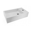Wiesbaden Solid surface fontein rechts 40 x 22 x 10 cm mat wit SW102828