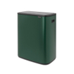 Brabantia Bo Touch Bin Afvalemmer - 2x30 liter - 2 kunststof binnenemmers - pine green SW1117298