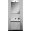 Nemo Go Joelle set 60 cm meubel compleet 1 lade wit hoogglans met onderbouw tablet spiegel en verlichting SW287975