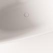Zeza Element Vrijstaand Bad - 175x76x60cm - solid surface - mat licht grijs SW1208809