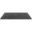Saniclass Noche Wastafelblad - 100x46cm - 1 kraangat - 1 sifonuitsparing - basalt gepolijst SW728237