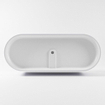 MONDIAZ NOBLE Vrijstaand bad - 180x75cm - kleur Plata / Talc SW1015091