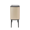Brabantia Bo Touch Bin Afvalemmer - 36 liter - kunststof binnenemmer - metallic gold SW1117504