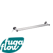 FugaFlow Efficiente Acces Handdoekhouder - dubbel - 62.7cm - chroom - SW1125990