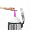 Brabantia NewIcon Pedaalemmer - 12 liter - kunststof binnenemmer - matt Steel SW767505