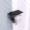 Brauer toiletrolhouder - 18cm - Gunmetal geborsteld SW1102570