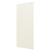 Plieger Cavallino Retto designradiator verticaal enkel middenaansluiting 1800x754mm 1506W pergamon (RAL9001) 7255268