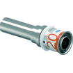 Uponor S-Press Plus pers koppeling overgang 20MLCx15mm CU/RVS SW386846
