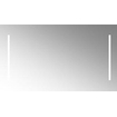 Plieger spiegel 140x60cm met geïntegreerde LED verlichting 2x verticaal 0800262