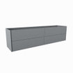 Mondiaz TENCE wastafelonderkast - 190x45x50cm - 4 lades - push to open - softclose - Plata SW1016491