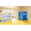 Villeroy & Boch O.novo Kids wastafel met 3x1 kraangat 130x43cm Ceramic+ zonder overloop wit SW209590