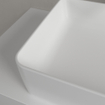 Villeroy & Boch Collaro opzetwastafel rechthoekig 56x36cm zonder overloop zonder kraangat ceramic+ stone white SW336072