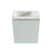 MONDIAZ TURE-DLUX 40cm toiletmeubel Greey. EDEN wastafel Ostra positie links. Met 1 kraangat. SW1104872