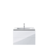 Duravit Me by starck wastafel 83x49cm 1 kraangat met overloop wit 0293429