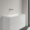 Villeroy & boch Finion meubelwastafel 100x50 zonder kraangat zonder overloop stonewhite Ceramic+ stone white SW209389