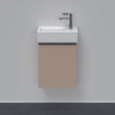 Duravit D-Neo wastafelonderkast 36.4x44x22.2cm Rechtsdraaiend 1 deur Linnen Mat SW640574