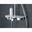 Wiesbaden Nuovo thermostatische regendoucheset opbouw met planchet chroom SW639913