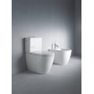 Duravit ME by Starck duoblokpot diepspoel vario zonder reservoir 37x65cm met wondergliss wit SW84188