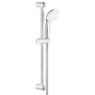 GROHE Tempesta 100 Glijstangset - 60cm - ronde handdouche - 2 straalsoorten - metalen doucheslang - chroom SW762609