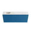 MONDIAZ TURE-DLUX 120cm toiletmeubel Jeans. EDEN wastafel Ostra positie links. Met 1 kraangat. SW1104879
