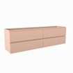 Mondiaz HAY wastafelonderkast - 170x40x50cm - 4 lades - uitsparing links en rechts - softclose - Rosee SW1016115
