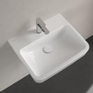 Villeroy & Boch O.novo wastafel onderzijde geslepen 55x46cm 1 kraangat wit SW448369
