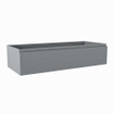 Mondiaz FOGE wastafelonderkast - 110x45x25cm - 1 lade - uitsparing midden - softclose - Plata SW1015330