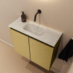 MONDIAZ TURE-DLUX 60cm toiletmeubel Oro. EDEN wastafel Opalo positie midden. Zonder kraangat. SW1104474
