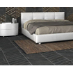 Realonda Ceramica Diamond wand- en vloertegel - 40x70cm - 10mm - Rechthoek - Marmerlook - Marquina Chevron Mat SW536585