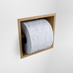 Mondiaz EASY Toiletrolhouder - CUBE 166 - 16x8.6x16cm - solid surface - Oro SW1026193