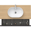Duravit D-Neo wastafelonderkast 120x45.9x55cm 1 lade Natuur eiken Mat SW641260