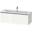 Duravit D-Neo wastafelonderkast 121x44x46.2cm 1 lade wit Hoogglans SW640788