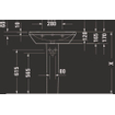 Duravit D-Neo wastafel 65x44x17cm 1 kraangat rechthoek Keramiek Wit SW640438