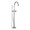 Brauer Chrome Edition Staande Badkraan - handdouche staaf 1 stand -2 gladde knoppen - PVD - chroom SW398027