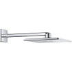 GROHE Smartcontrol Regendoucheset Inbouw - hoofddouche vierkant 31 cm - 2 functies - handddouche staaf 1 stand - chroom SW108048