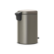 Brabantia NewIcon Pedaalemmer - 12 liter - kunststof binnenemmer - platinum SW767514
