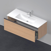 Duravit D-Neo wastafelonderkast 121x44x46.2cm 1 lade Natuur eiken Mat SW641069