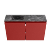 MONDIAZ TURE-DLUX 80cm toiletmeubel Fire. EDEN wastafel Lava positie links. Zonder kraangat. SW1103793