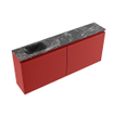 MONDIAZ TURE-DLUX 120cm toiletmeubel Fire. EDEN wastafel Lava positie links. Zonder kraangat. SW1103800