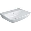 Duravit Me by starck wastafel 60x46 cm. 1x kraangat met overloop wit 0293424