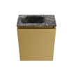 MONDIAZ TURE-DLUX 40cm toiletmeubel Oro. EDEN wastafel Lava positie links. Met 1 kraangat. SW1103921