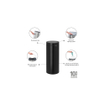 Brabantia Touch Bin Afvalemmer - 30 liter - kunststof binnenemmer - matt black SW1117315