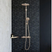 Hansgrohe Raindance Select Regendoucheset - thermostaat - hoofddouche 24cm - brushed bronze (brons) SW297592