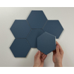 Cifre Ceramica Hexagon Timeless wand- en vloertegel - 15x17cm - 9mm - Zeshoek - Blauw mat SW476712