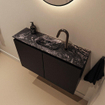 MONDIAZ TURE-DLUX 80cm toiletmeubel Urban. EDEN wastafel Lava positie midden. Met 1 kraangat. SW1103640