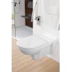 Villeroy en Boch O.novo Vita closetzitting met deksel met softclose met greeprand met quick release wit 1025073