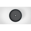 Arcqua Case waskom - 40x40cm - Rond - Cast marble Antraciet Mat SW767308