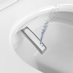 Duravit SensoWash D-Neo douchewc compact rimless diepspoel 37.8x57.7cm met closetzitting wit SW962033