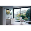 Duravit HappyD 2 Plus waskom rechthoekig zonder kraangat zonder overloop 60x40cm met keramische afdekkap wit SW297018
